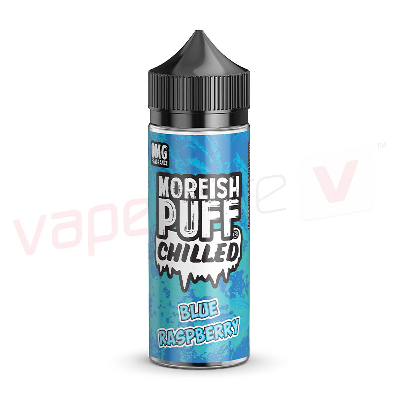 Moreish Puff Chilled Blue Raspberry 100ml 0mg Shortfill