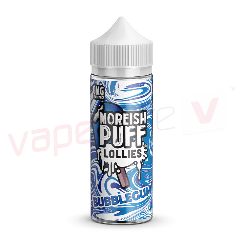 Moreish Puff Lollies Bubblegum 100ml 0mg Shortfill