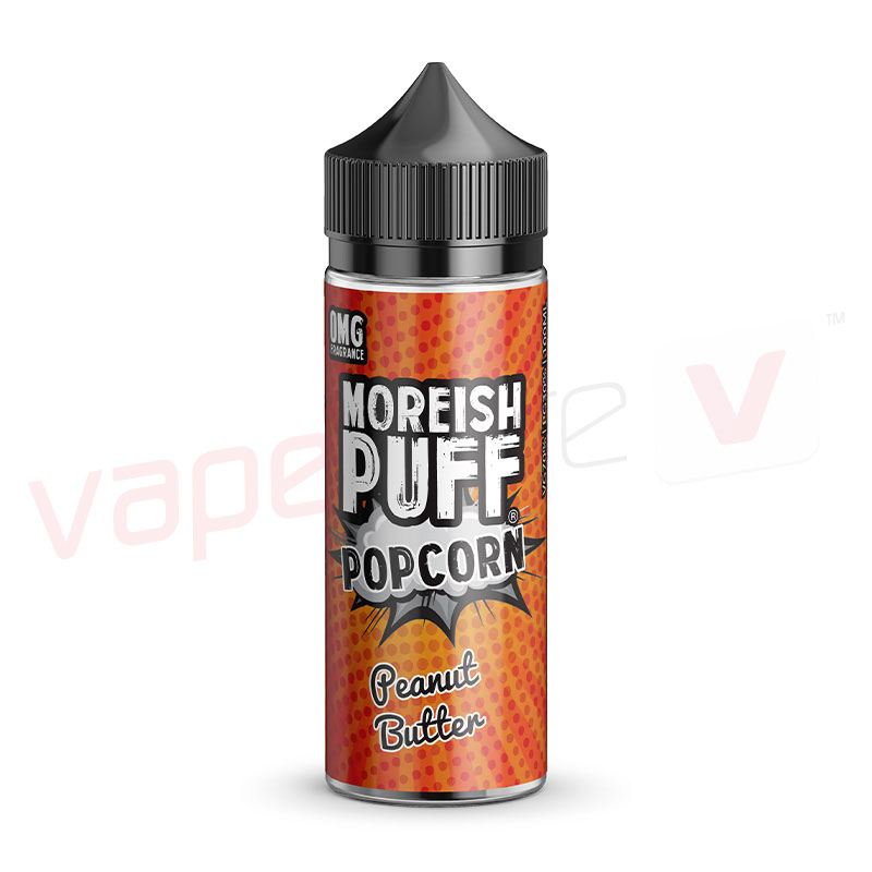 Moreish Puff Pop Corn Peanut Butter 100ml E-Liquid