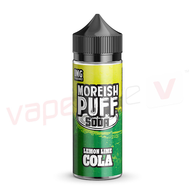 Moreish Puff Soda Lemon Lime Cola 100ml E-Liquid