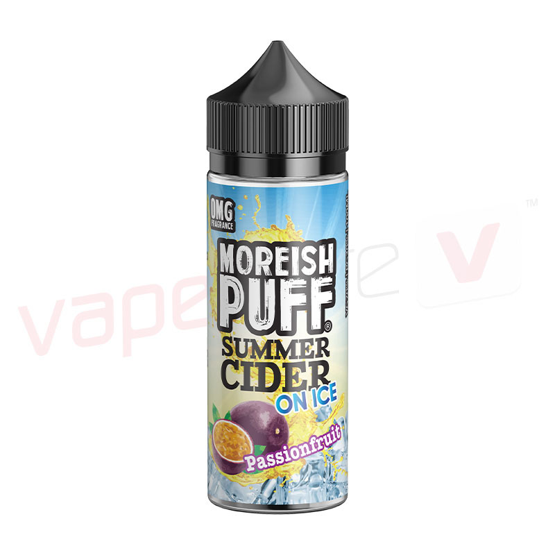 Moreish Puff Summer Cider On Ice Passionfruit 100ml E-Liquid