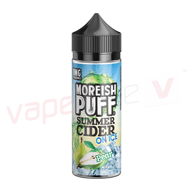 Moreish Puff Summer Cider On Ice Pear 100ml E-Liquid
