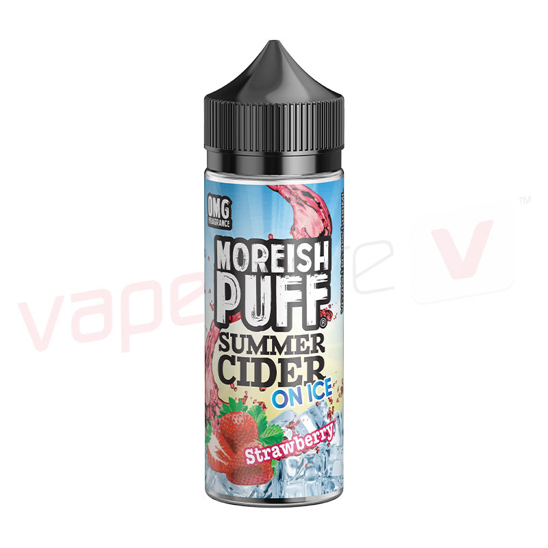 Moreish Puff Summer Cider On Ice Strawberry 100ml E-Liquid