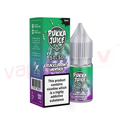 Pukka Juice Blackcurrant Menthol 10ml E-liquid