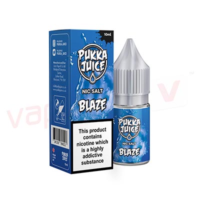 Box of 10 Pukka Juice Blaze 10ml Nic Salt E-liquid