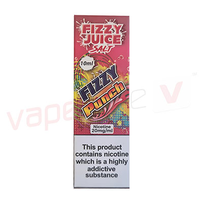 Box of 10 Punch by Fizzy Juice Salt 10ml E-Liquid