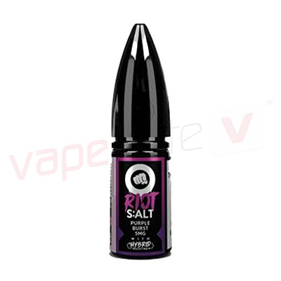 Box of 10 Purple Burst by Riot Salt 10ml E-Liquid