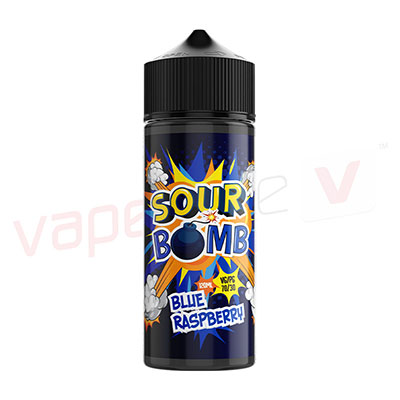 Sour Bomb Blue Raspberry 120ml E-liquid