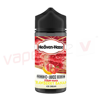 Straw Nana Strawberry Banana Ice Cream by Heaven Haze 120ml E-Liquid