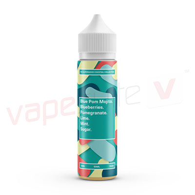 Supergood Blue Pom Mojito 100ml 0mg Shortfill E-Liquid