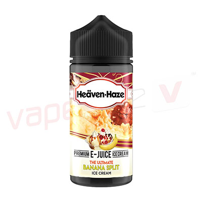 The Ultimate Banana Split Ice Cream by Heaven Haze 120ml E-Liquid