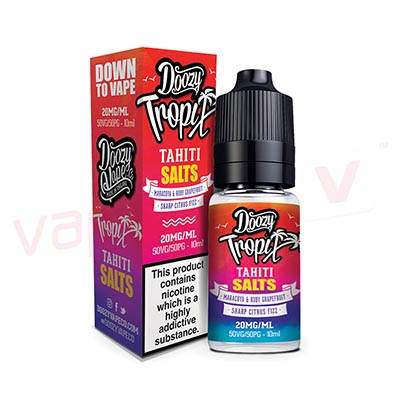 Box of 10 Tropix Salts Tahiti 10ml E-liquid
