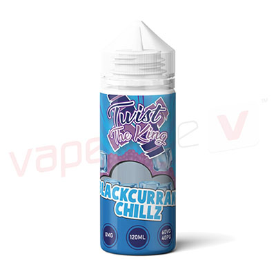 Twist The King Blackcurrant Chillz 120ml E-liquid
