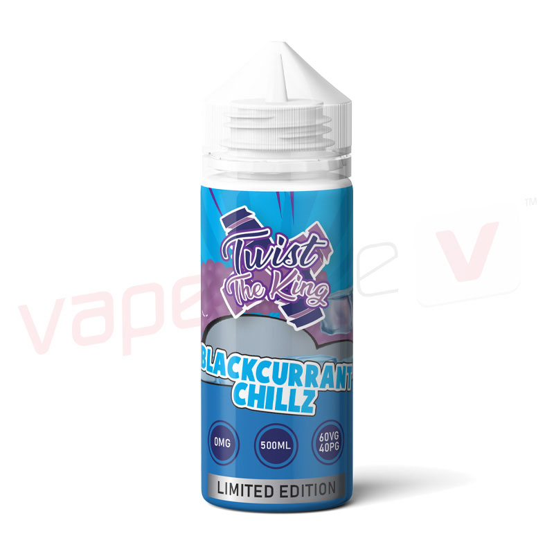 Twist The King Blackcurrant Chillz 500ml E-liquid