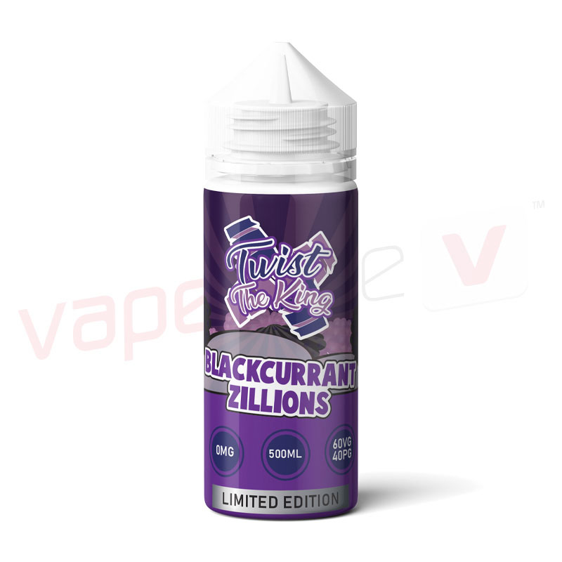 Twist The King Blackcurrant Zillions 500ml E-liquid