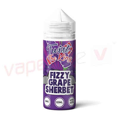 Twist The King Fizzy Grape Sherbet 120ml E-liquid