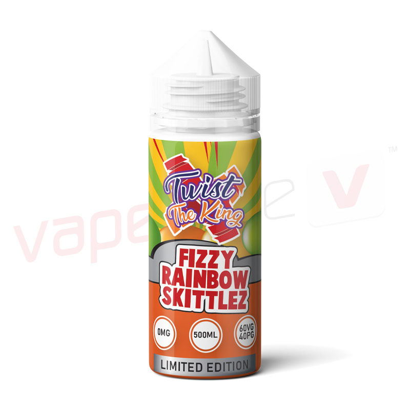 Twist The King Fizzy Rainbow Skittlez 500ml E-liquid