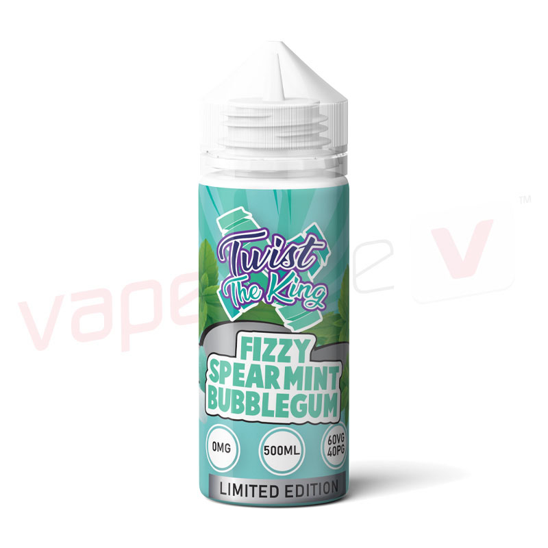 Twist The King Fizzy Spearmint Bubblegum 500ml E-liquid