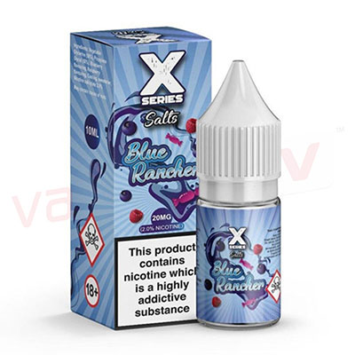 Box of 10 X Series Blue Rancher 10ml