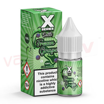 Box of 10 X Series Frozen Grape 10ml
