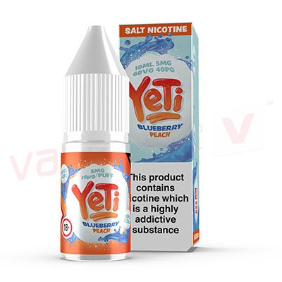 Box of 10 Yeti Blueberry Peach 10ml