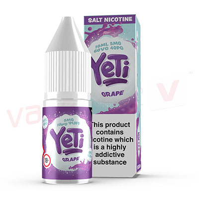 Box of 10 Yeti Grape 10ml