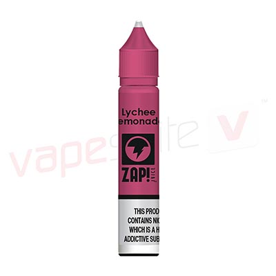 Box of 10 ZAP Juice Lychee Lemonade 10ml Nic Salt