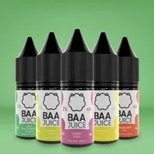 Box of 10 Baa Juice 10ml Nic Salt E-liquid