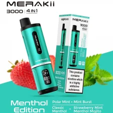 Merakii 3000 Puffs 4 in 1 Prefilled Vape Kit