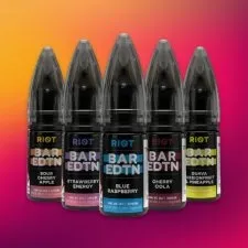 Box of 10 Riot Bar Edtn 10ml Nic Salt E-liquid