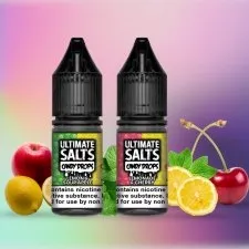 Box of 10 Ultimate Candy Drops Range 10ml Nic Salts E-liquid