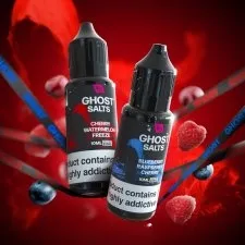 Box of 10 Vapes Bars Ghost Nic Salts