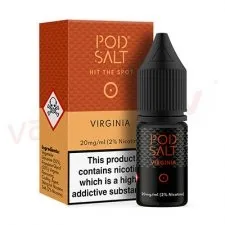 Box of 10 Virginia by Pod Salt 10ml E-liquid