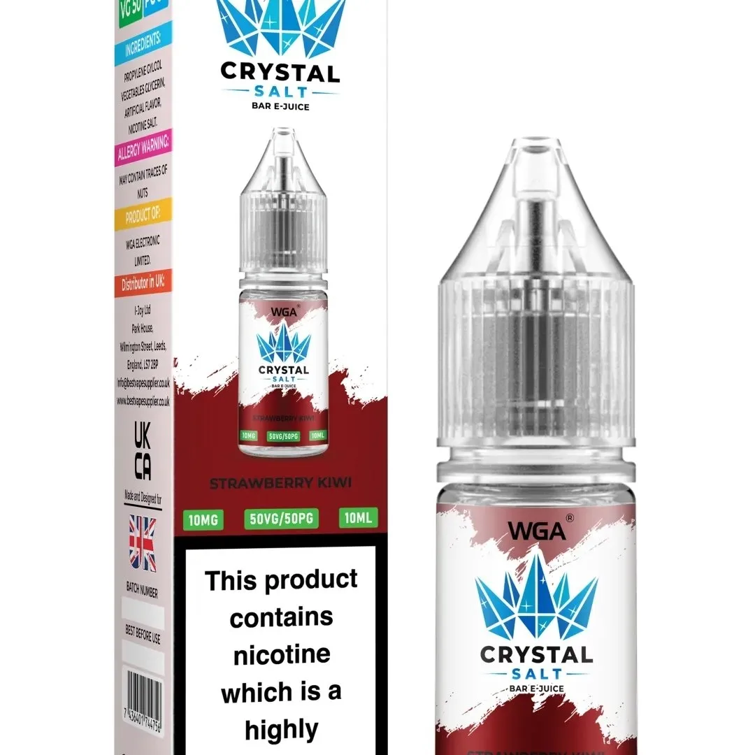 WGA Crystal Salt Bar E-Juice 10ml Nic Salts