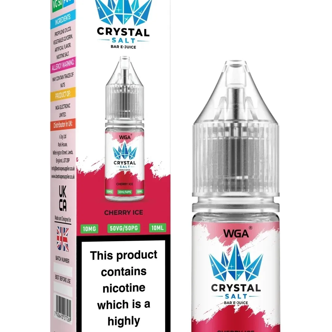 WGA Crystal Salt Bar E-Juice 10ml Nic Salts