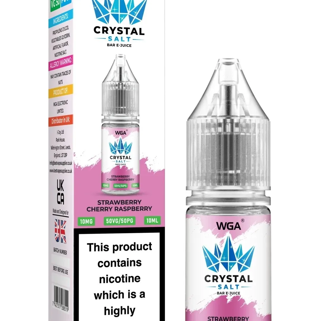 WGA Crystal Salt Bar E-Juice 10ml Nic Salts