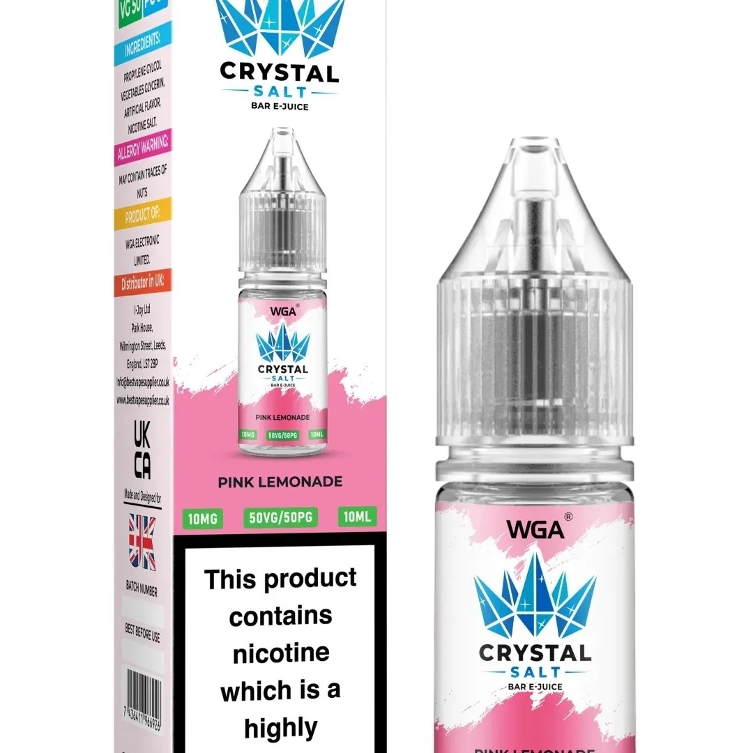 WGA Crystal Salt Bar E-Juice 10ml Nic Salts