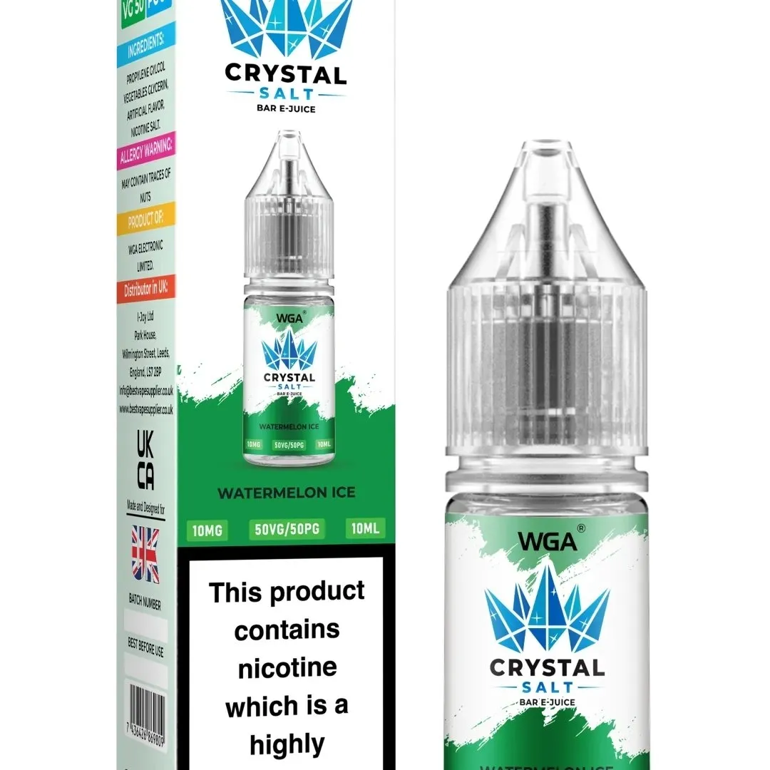 WGA Crystal Salt Bar E-Juice 10ml Nic Salts