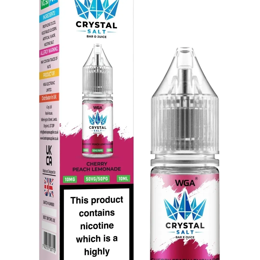 WGA Crystal Salt Bar E-Juice 10ml Nic Salts
