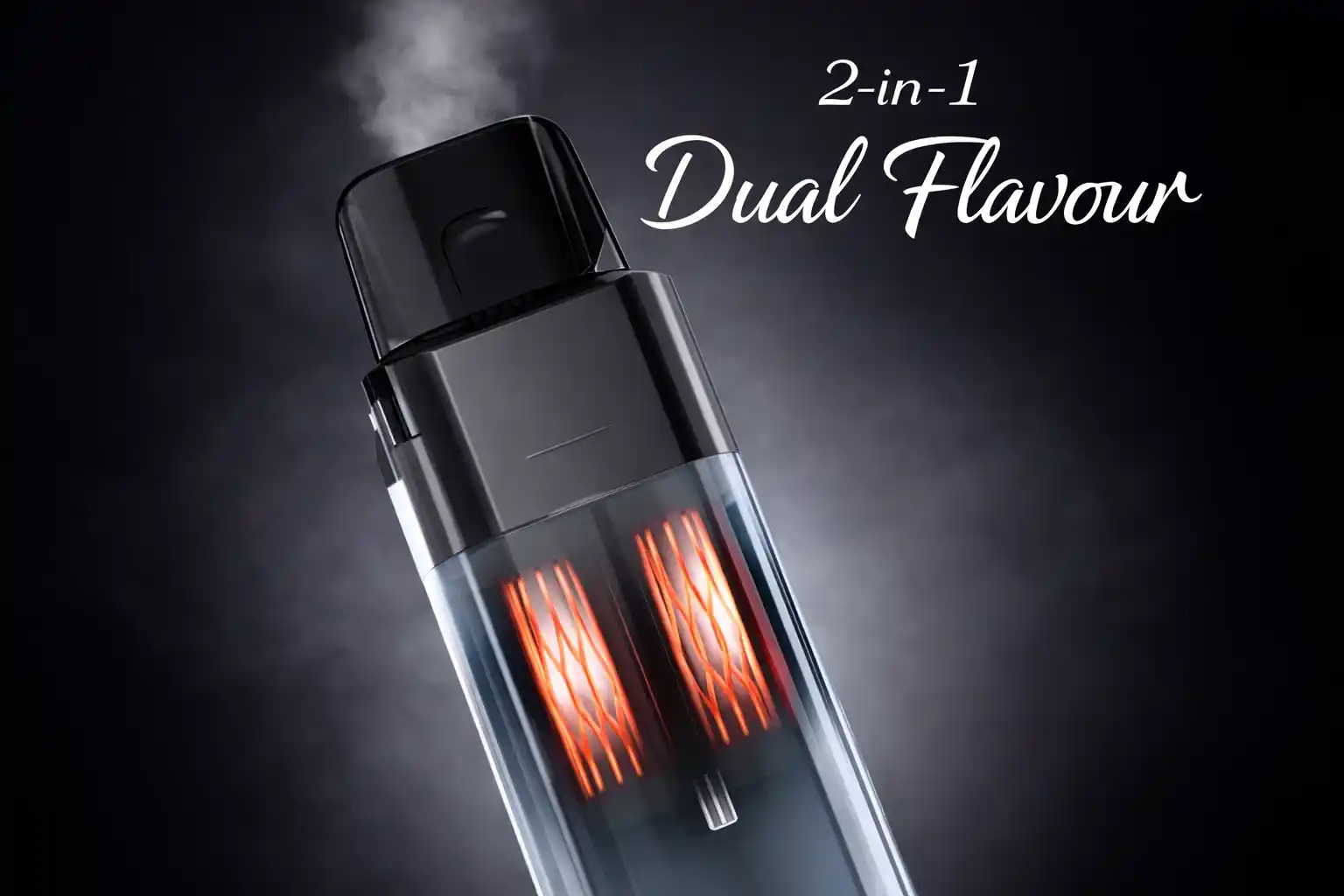 elux legend 1500 2in1 dual flavour pods