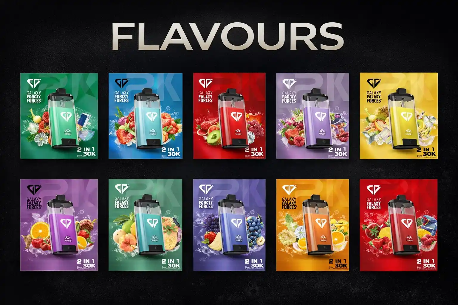 Crystal Galaxy Focus 2 30000 Puffs Prefilled Vape kit