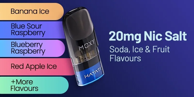  Hayati Moxy Pro Vape Kit 20mg Nicotine Salt