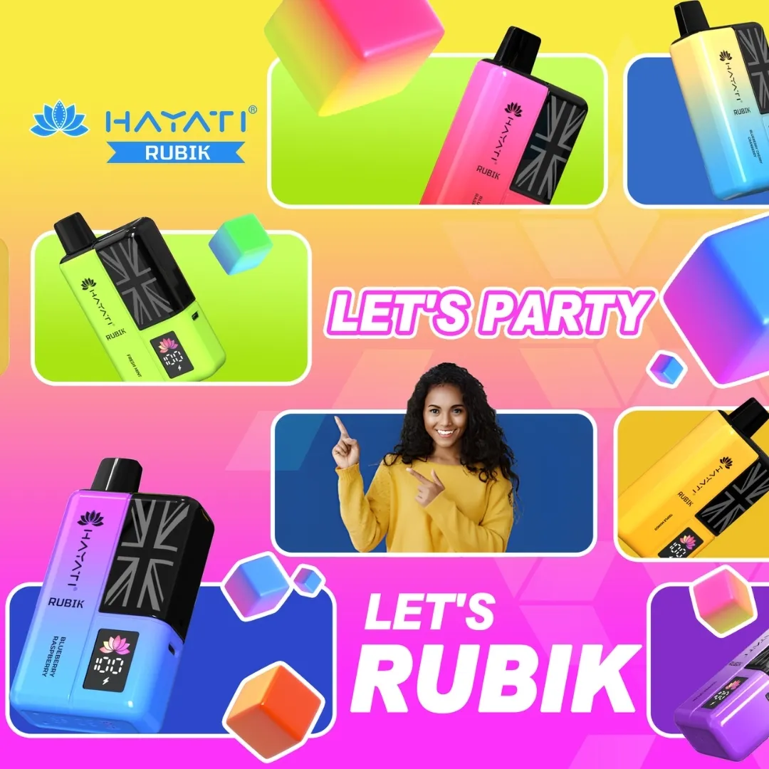 hayati rubik 7000 puffs flavors