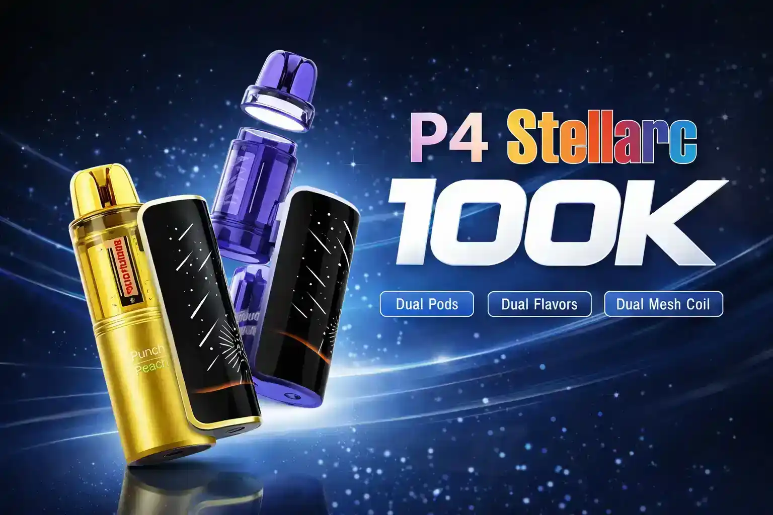 JNR P4 Stellarc 100k Pod Vape