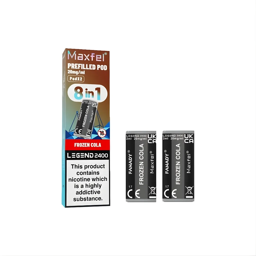 maxfel 8 in 1 prefilled pods flavours