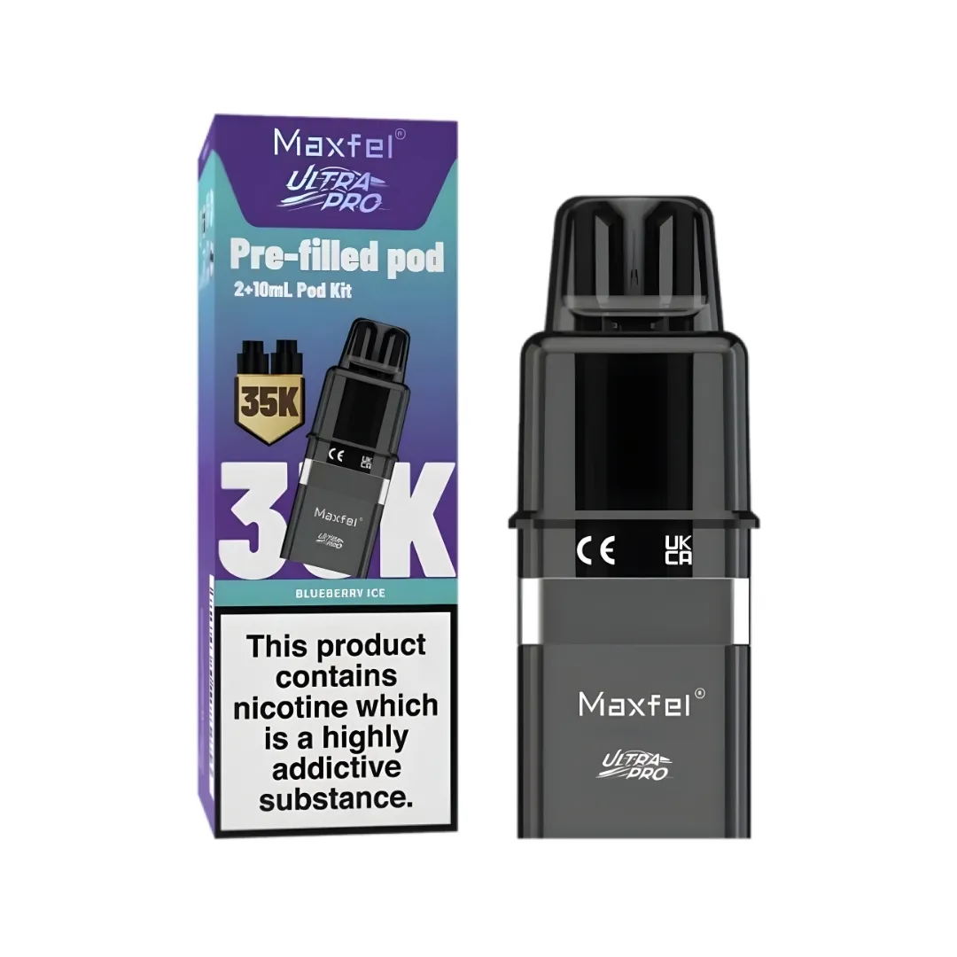 Maxfel Ultra Pro Prefilled Pods Flavours Image