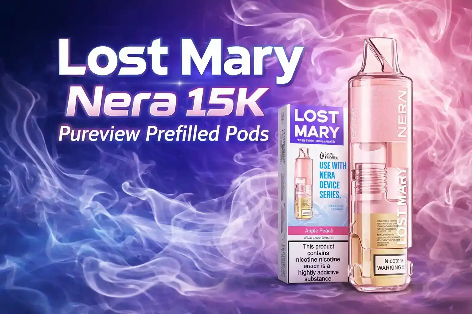 Lost Mary Nera 15K Pureview Prefilled Pods