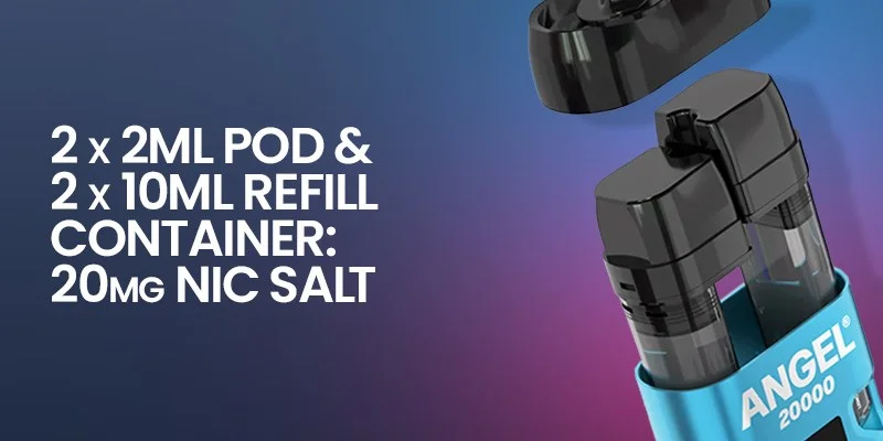 Vapes Bars Angel 20000 Puffs Prefilled Vape kit
