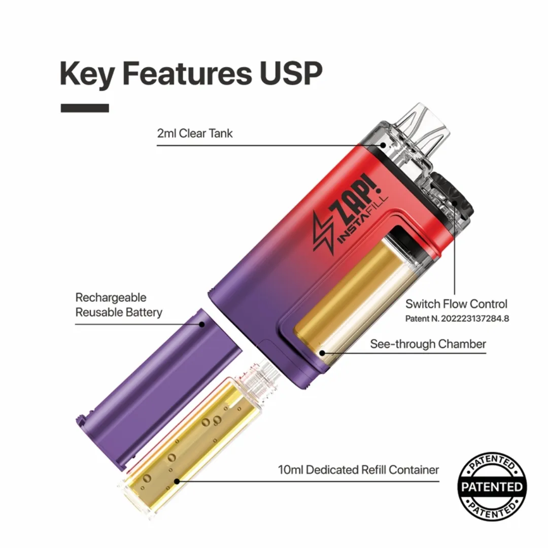 zap instafill 3500 disposable vape
